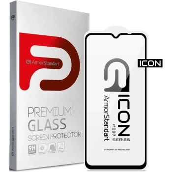 Купить Защитное стекло ArmorStandart Icon для Samsung A12 / M12 / A12 Nacho Black (ARM57968) - фото 1