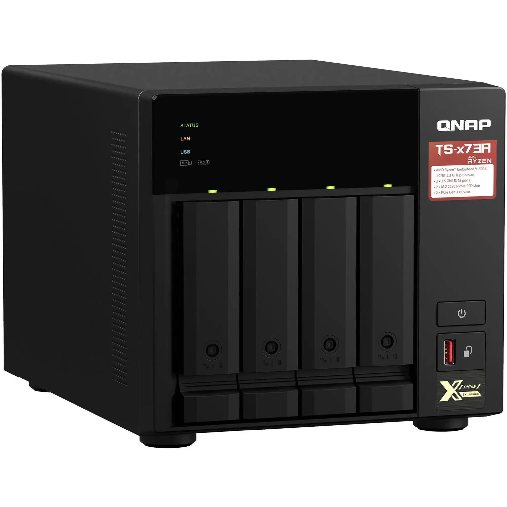 Купити Мережеве сховище NAS QNAP TS-473A-8G - фото 2