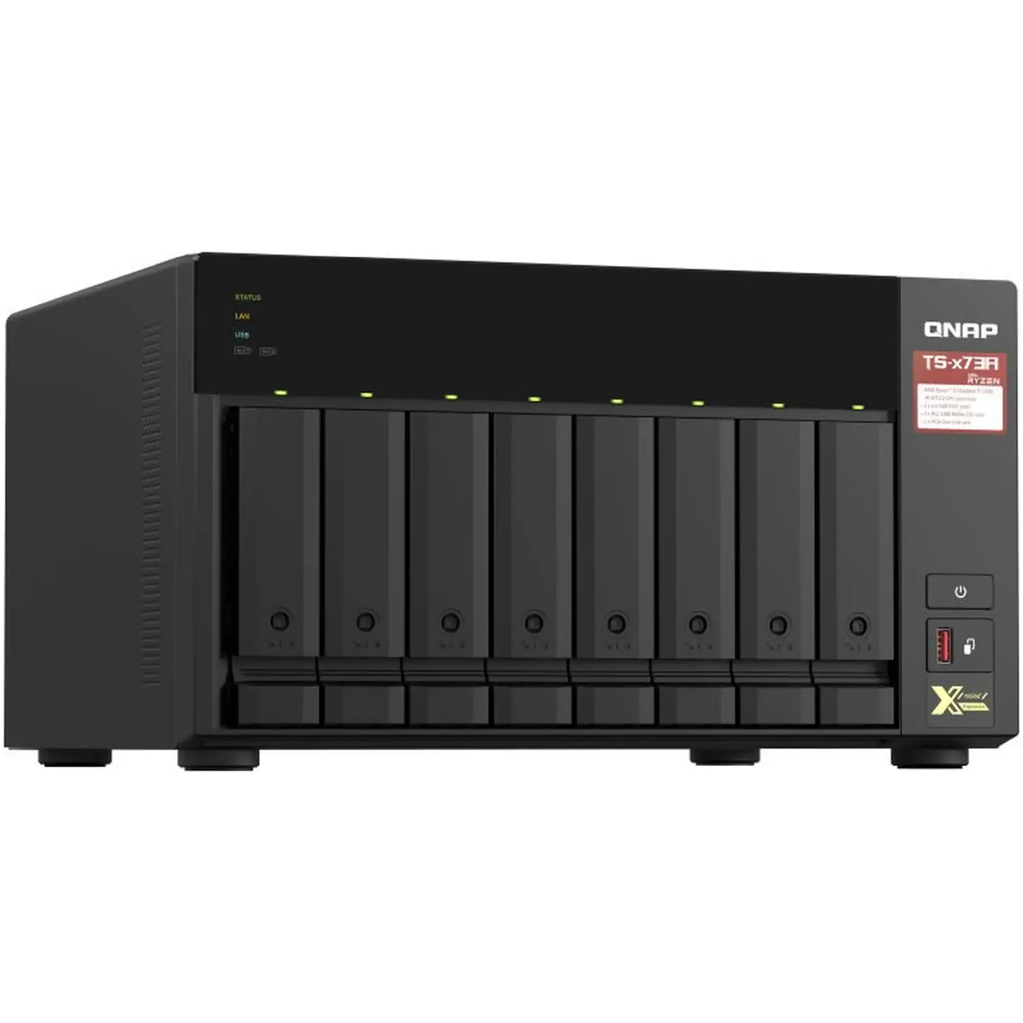 Купити Мережеве сховище NAS QNAP TS-873A-8G - фото 2