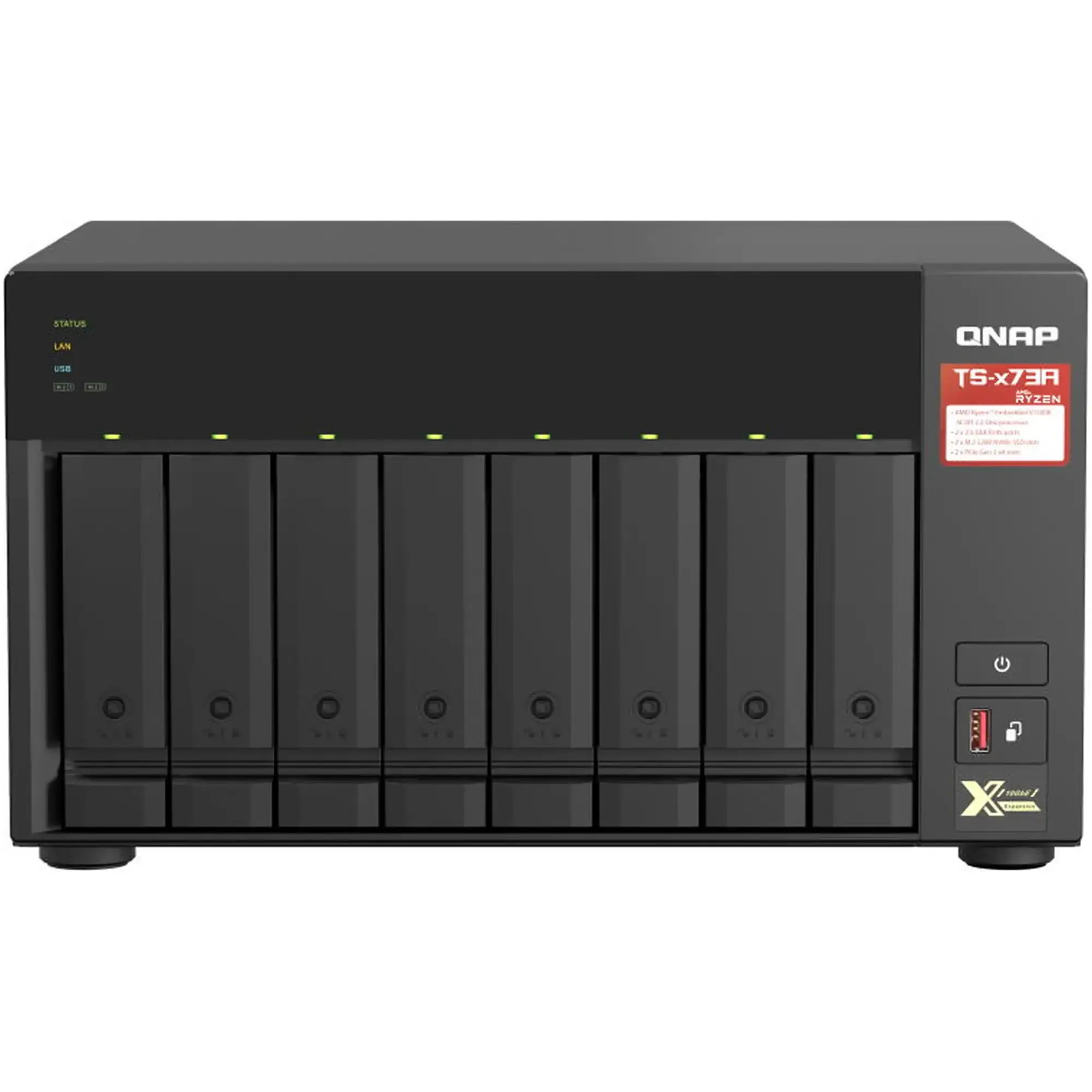 Купити Мережеве сховище NAS QNAP TS-873A-8G - фото 3
