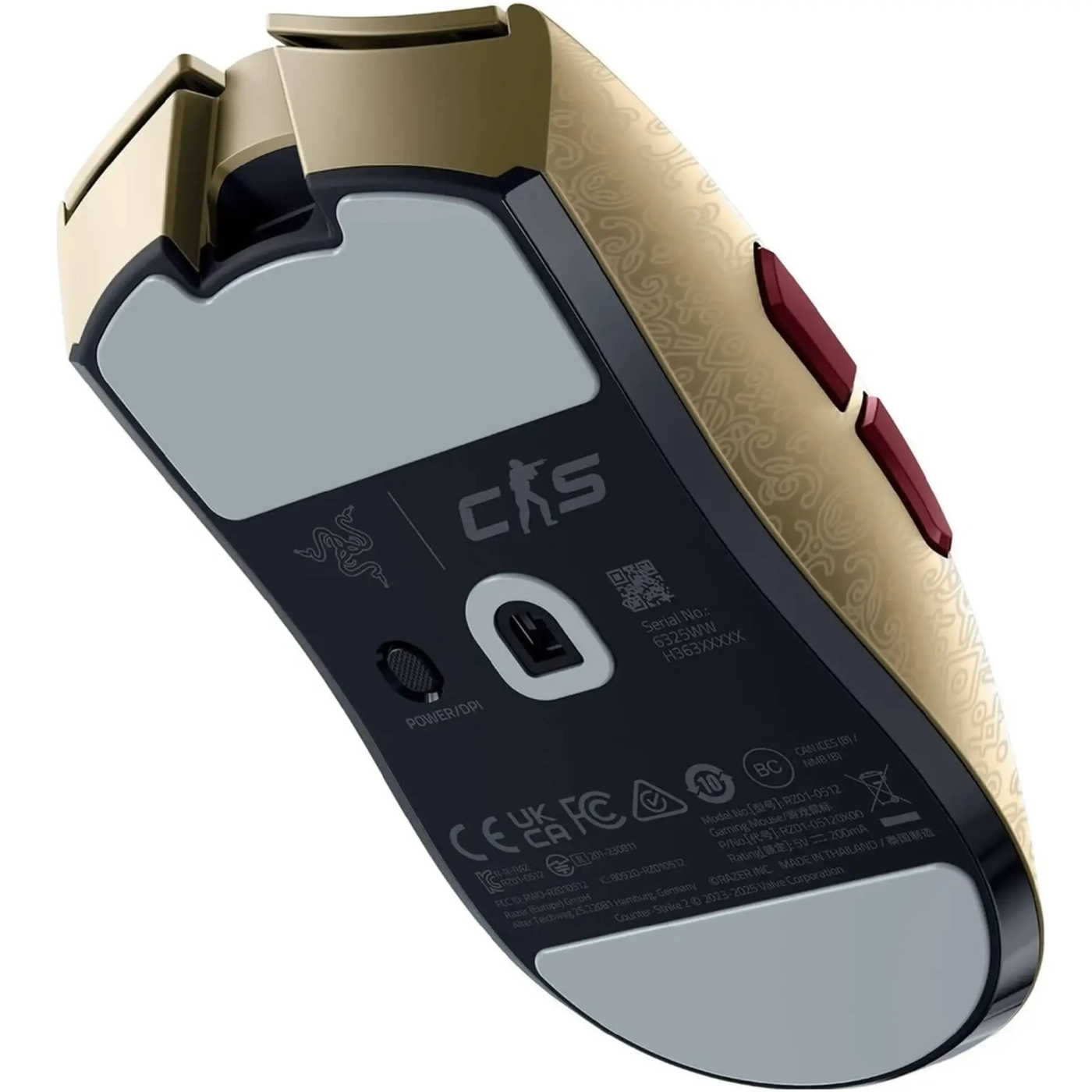 Купить Мышь RAZER Viper V3 PRO Wireless Counter-Strike 2 Edition (RZ01-05120800-R3M1 ) - фото 3