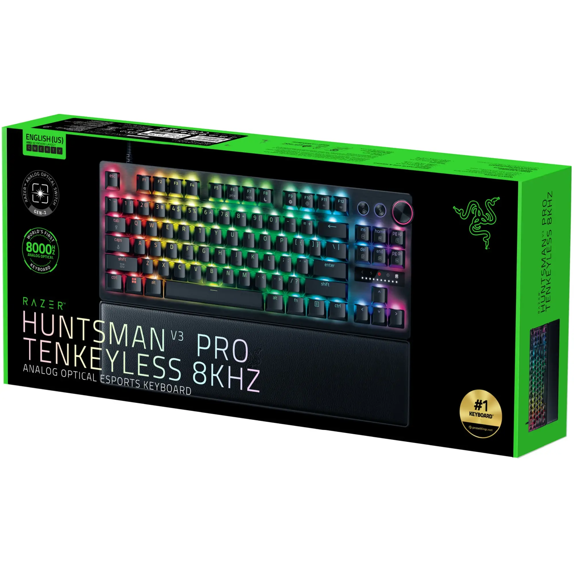 Купити Клавіатура RAZER Huntsman V3 PRO TKL 8KHz (RZ03-05520100-R3M1) - фото 5