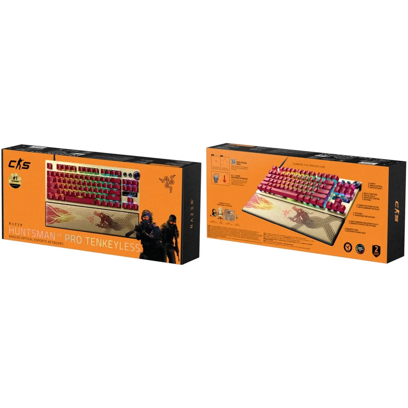 Купить Клавиатура RAZER Huntsman V3 PRO TKL Counter-Strike 2 Ed. (RZ03-04982100-R3M1) - фото 5