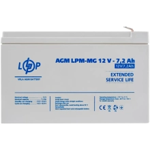 Купити Акумуляторна батарея до ДБЖ (UPS) LogicPower LPM-MG12-7.2AH (6553) - фото 1
