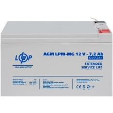Купити Акумуляторна батарея до ДБЖ (UPS) LogicPower LPM-MG12-7.2AH (6553) - фото 2