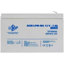 Купити Акумуляторна батарея до ДБЖ (UPS) LogicPower LPM-MG12-7АН (6552) - фото 1