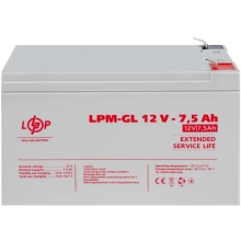 Купити Акумуляторна батарея до ДБЖ (UPS) LogicPower LPМ GL12-7,5АН (6562) - фото 2