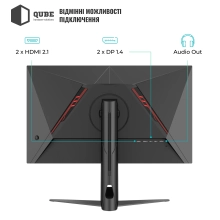 Купити Монітор 32" Qube Overlord G32Q180HS - фото 3