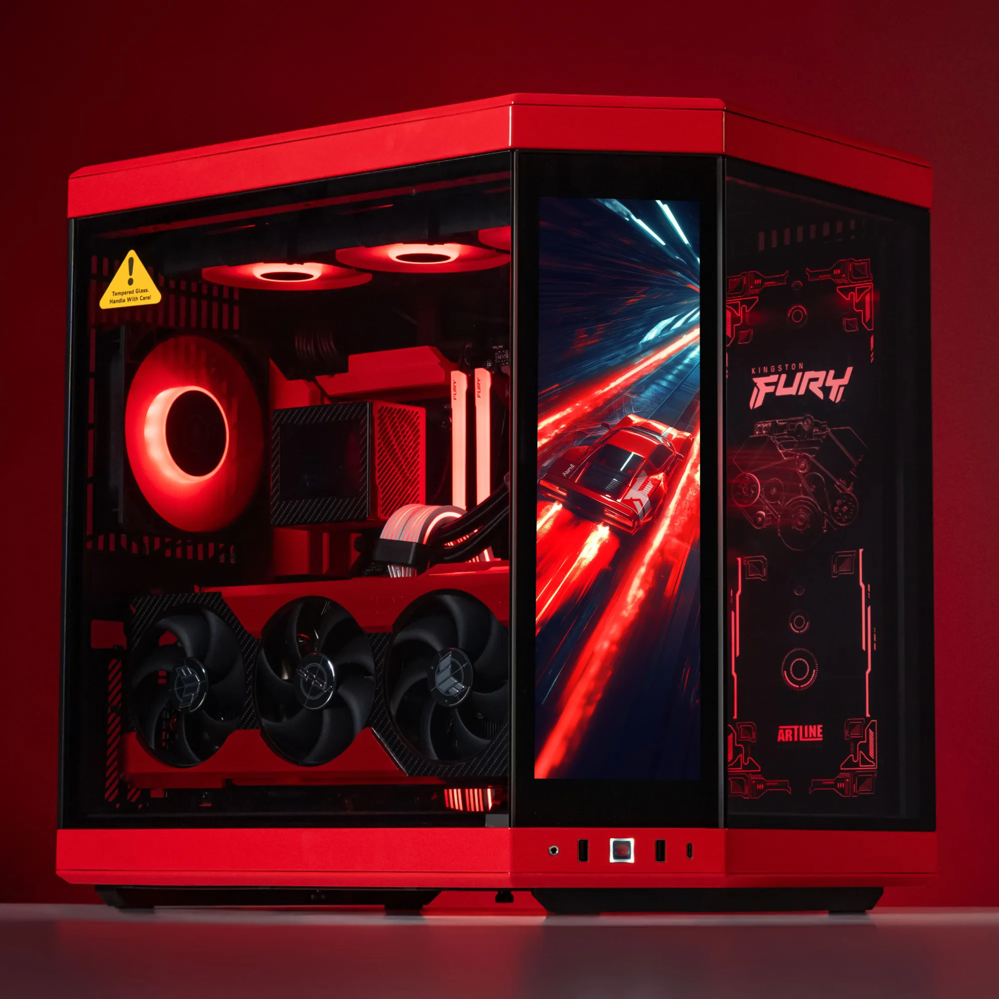 Купити Комп'ютер ARTLINE HYTE Y70 Red Fury - фото 1