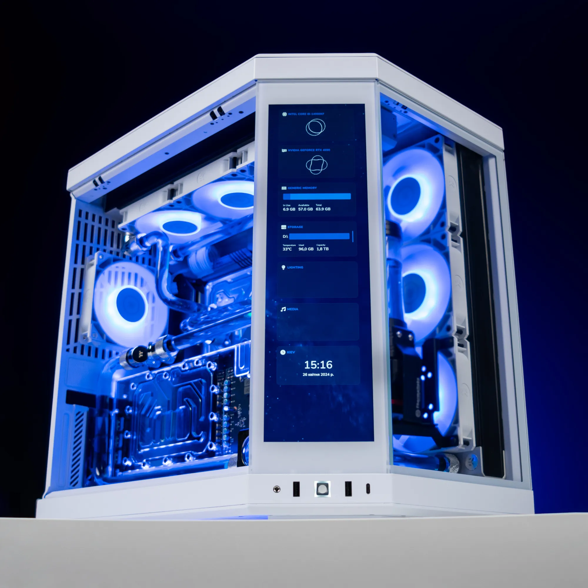 Купити Комп'ютер ARTLINE HYTE Y70 White Blue - фото 3