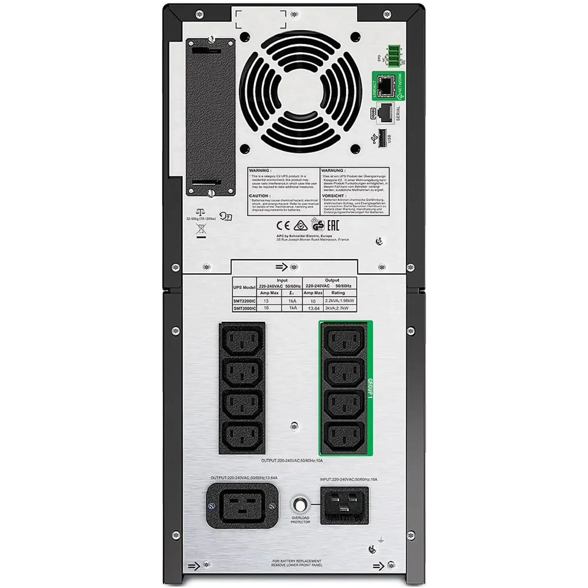 Купить ИБП (UPS) APC Smart-UPS 3000VA LCD SmartConnect (SMT3000IC) - фото 2