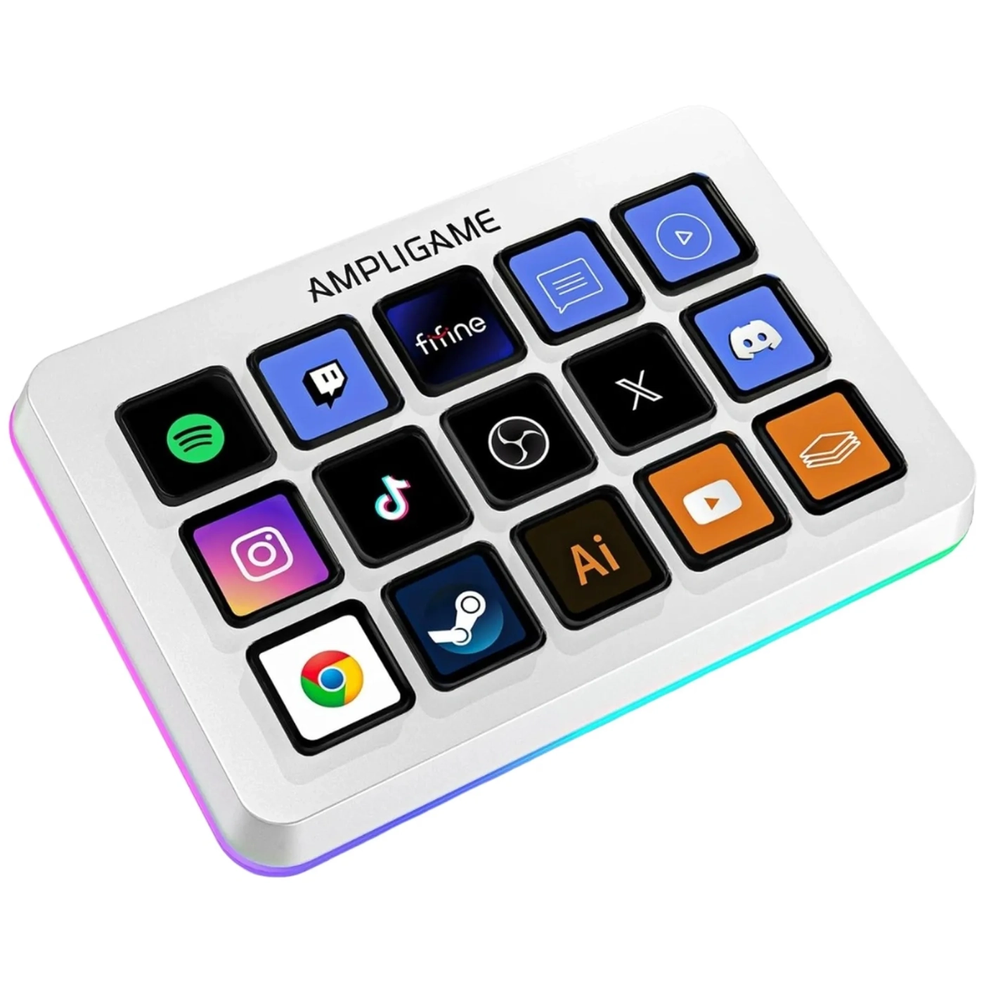 Купити Контролер для стримінгу Fifine Stream Deck D6W - фото 3