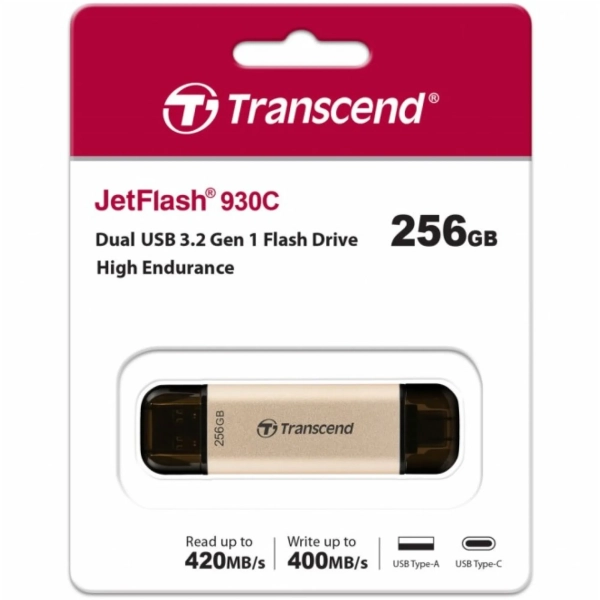 Купити Флеш накопичувач 256GB USB Transcend JetFlash 930C (TS256GJF930C) - фото 4