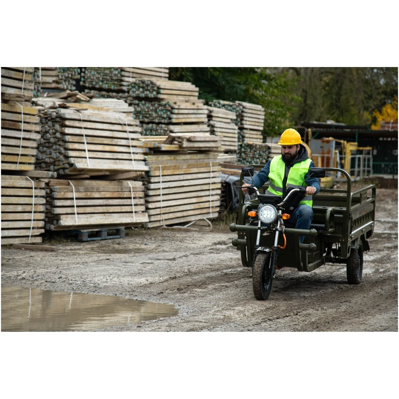 Купить Электроскутер грузовой 2E TCG8 Green (2EESTCG8PLUS) - фото 16