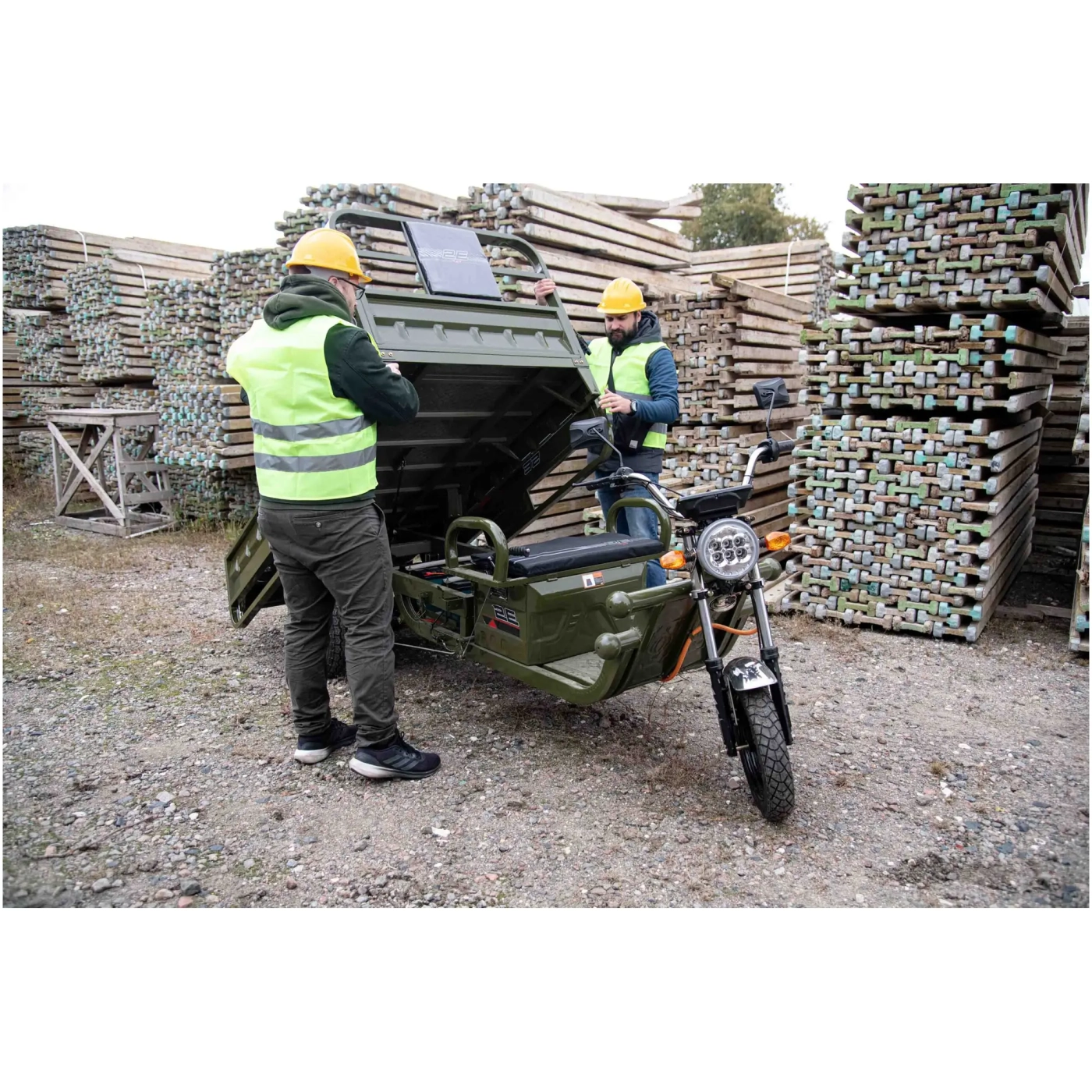 Купить Электроскутер грузовой 2E TCG8 Green (2EESTCG8PLUS) - фото 17