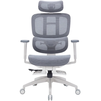 Купить Кресло офисное OfficePro Skyline Footrest OC750-W-DG-DG White/Dark Gray - фото 1