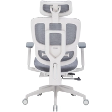 Купити Крісло офісне OfficePro Skyline Footrest OC750-W-DG-DG White/Dark Gray - фото 7