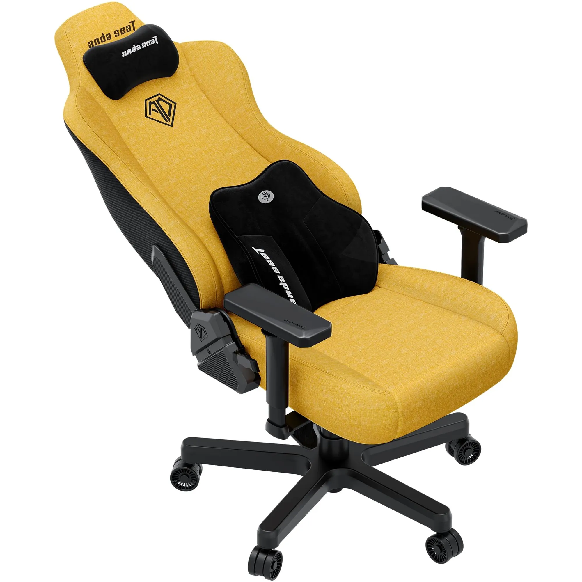 Купити Крісло для геймерів Anda Seat Kaiser 3E XL Bright Yellow Fabric (AD23YC-XL-09-Y-CF-Y01) - фото 7