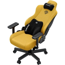 Купити Крісло для геймерів Anda Seat Kaiser 3E XL Bright Yellow Fabric (AD23YC-XL-09-Y-CF-Y01) - фото 8
