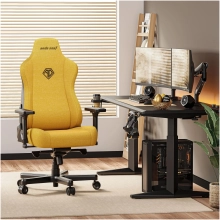 Купити Крісло для геймерів Anda Seat Kaiser 3E XL Bright Yellow Fabric (AD23YC-XL-09-Y-CF-Y01) - фото 9