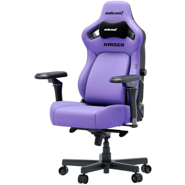 Купить Кресло для геймеров Anda Seat Kaiser 4 V2 XL Purple PVC (AD12YDDC-XLL-20-V-PV/C-03) - фото 3