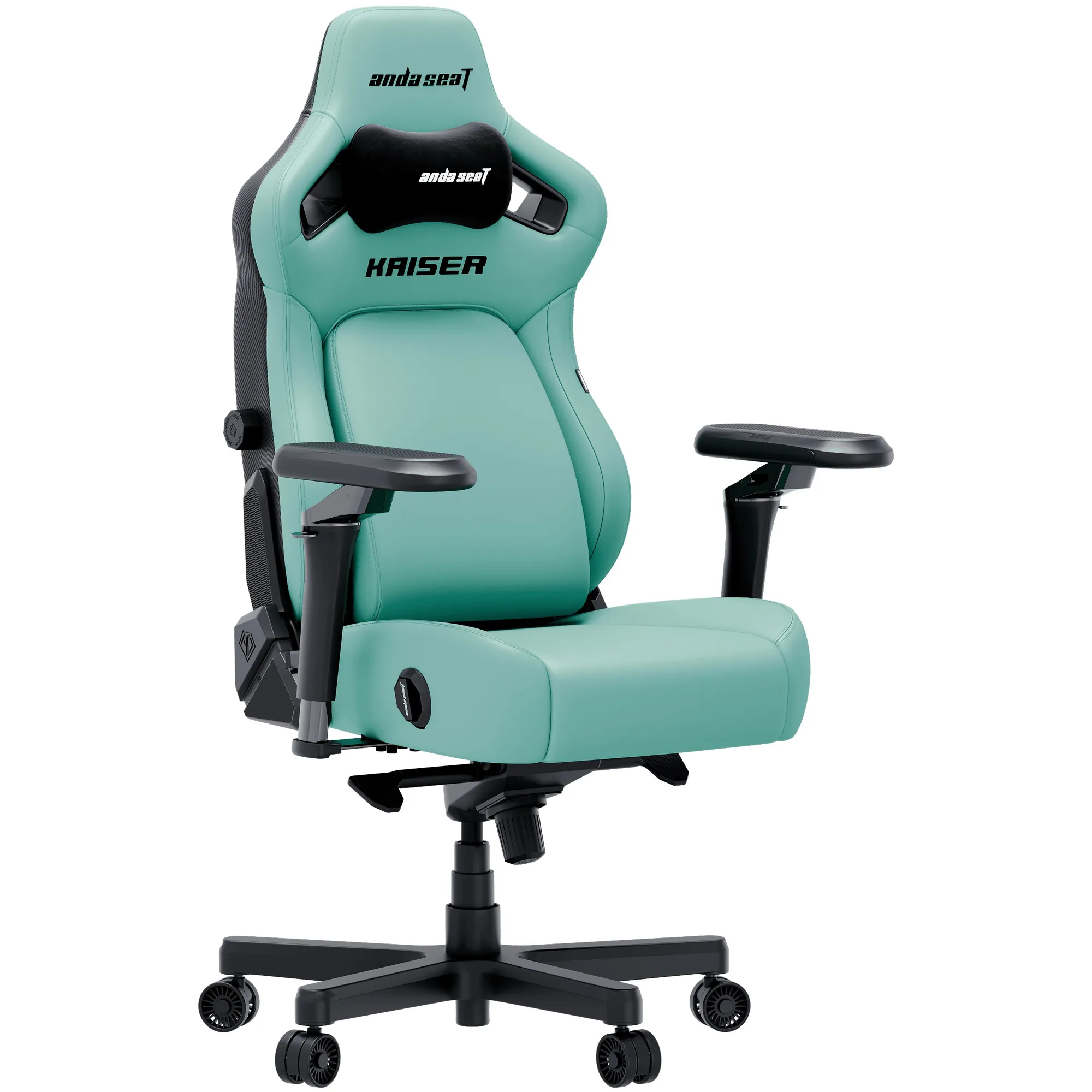 Купить Кресло для геймеров Anda Seat Kaiser 4 V2 XL Green PVC (AD12YDDC-XLL-20-E-PV/C-03) - фото 2