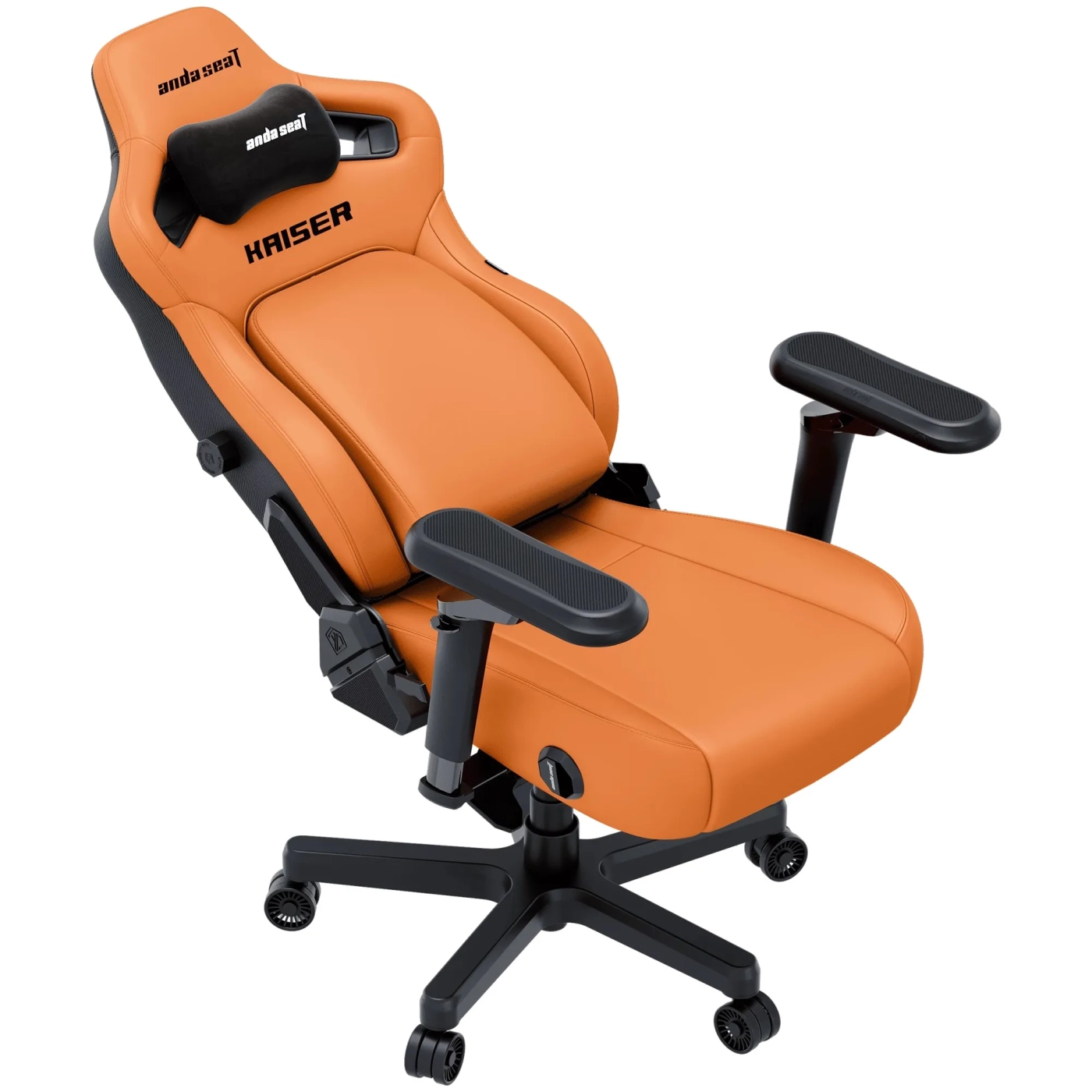 Купить Кресло для геймеров Anda Seat Kaiser 4 V2 XL Orange PVC (AD12YDDC-XLL-20-O-PV/C-03) - фото 4