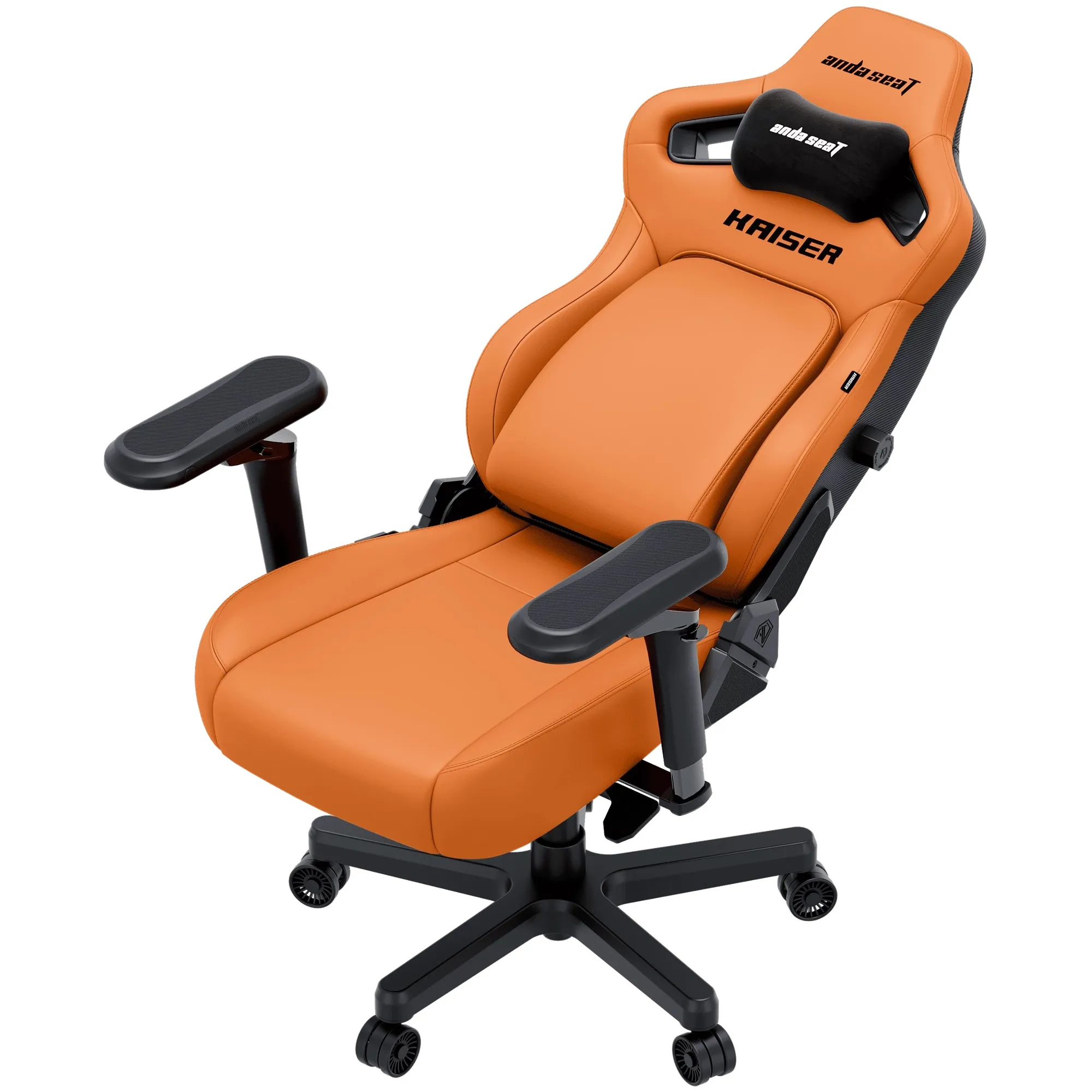 Купить Кресло для геймеров Anda Seat Kaiser 4 V2 XL Orange PVC (AD12YDDC-XLL-20-O-PV/C-03) - фото 5