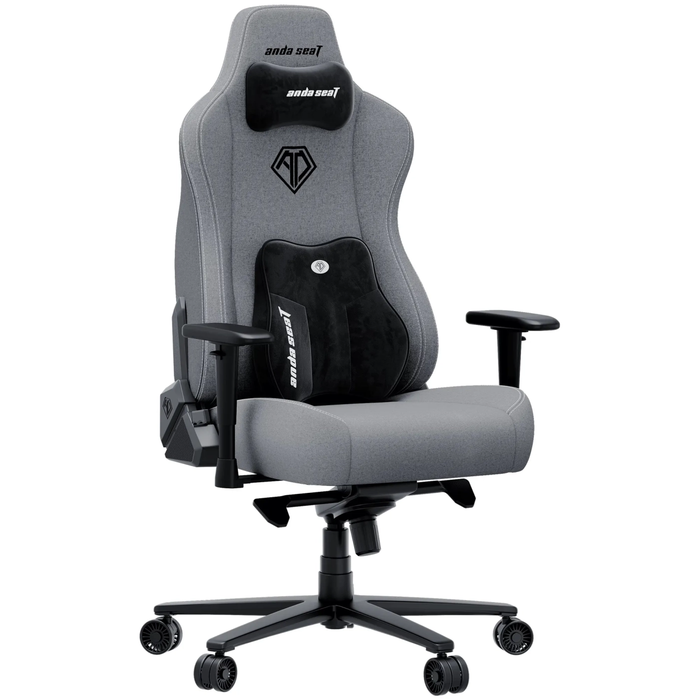 Купити Крісло для геймерів Anda Seat Novis Plus XL Grey Fabric (AD23YC-XL-01-G-F-G04) - фото 2