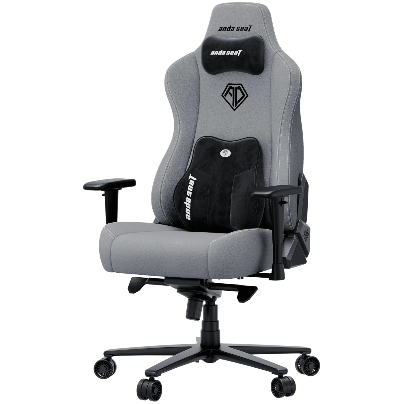 Купити Крісло для геймерів Anda Seat Novis Plus XL Grey Fabric (AD23YC-XL-01-G-F-G04) - фото 3