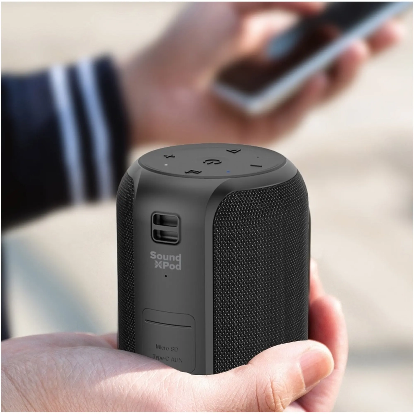 Купить Портативная колонка 2E SoundXPod Black (2E-BSSXPWBK) - фото 10