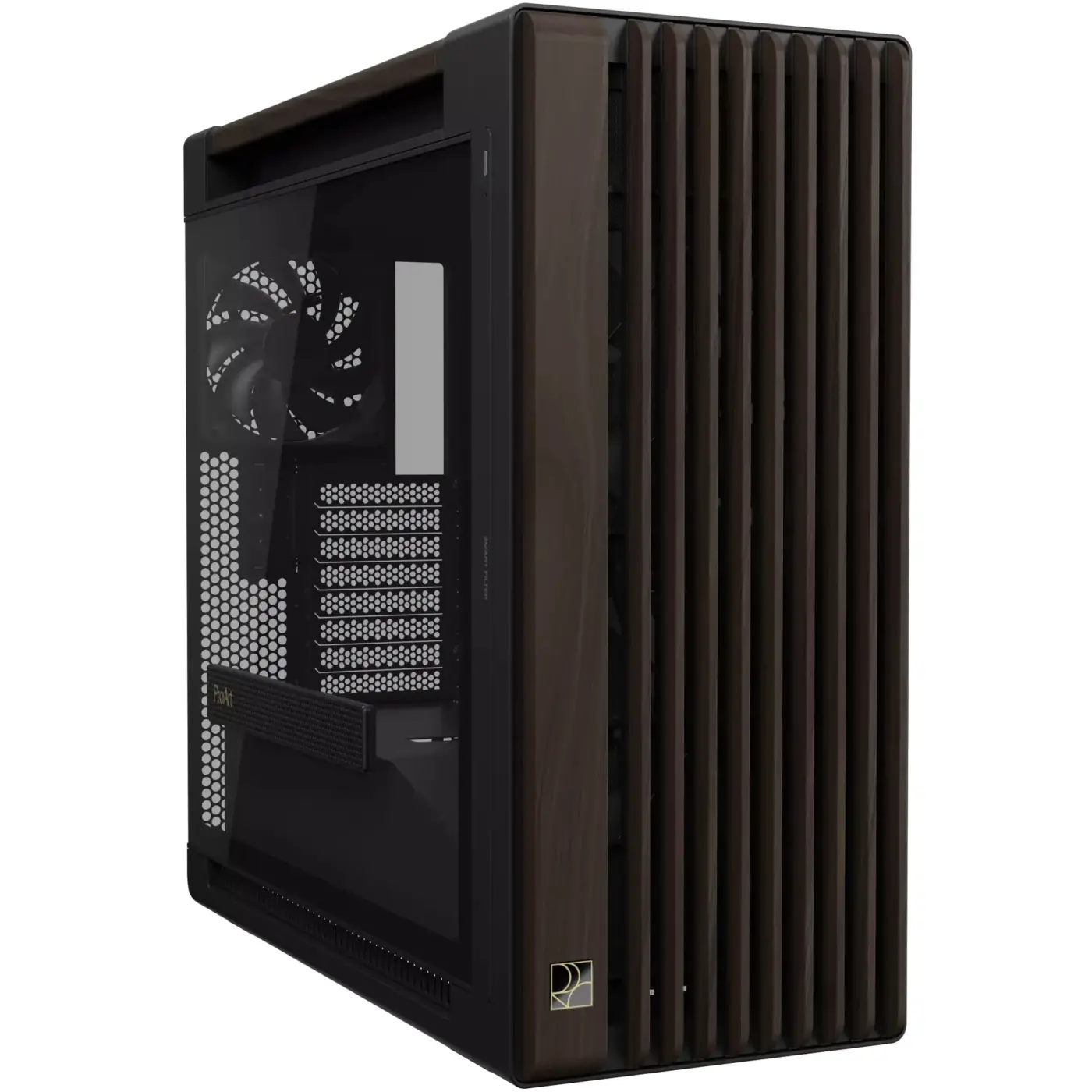 Купити Корпус ASUS ProArt PA602 Wood Edition - Tempered Glass Panel Modern Black (90DC00J0-B09030) - фото 2