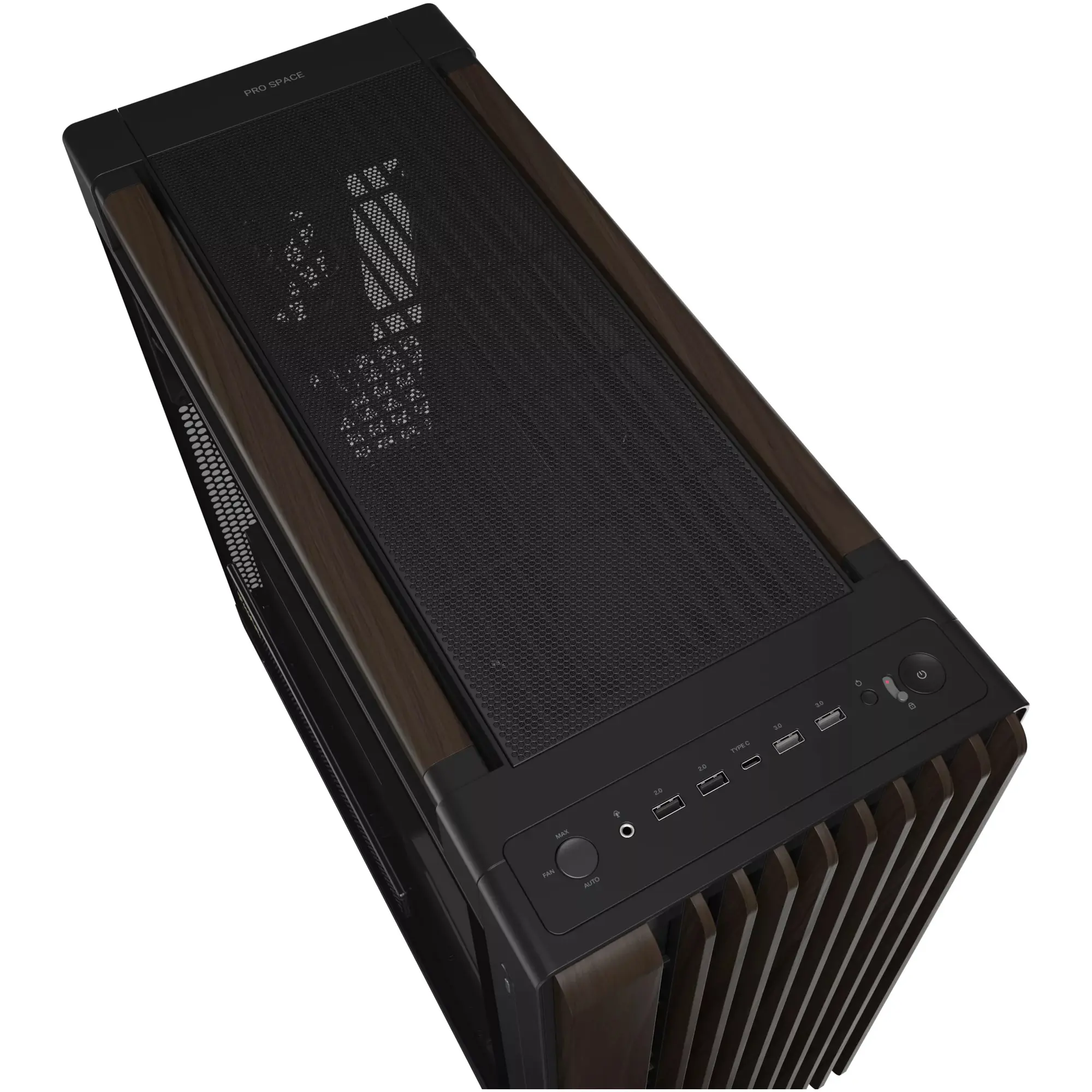 Купити Корпус ASUS ProArt PA602 Wood Edition - Tempered Glass Panel Modern Black (90DC00J0-B09030) - фото 6