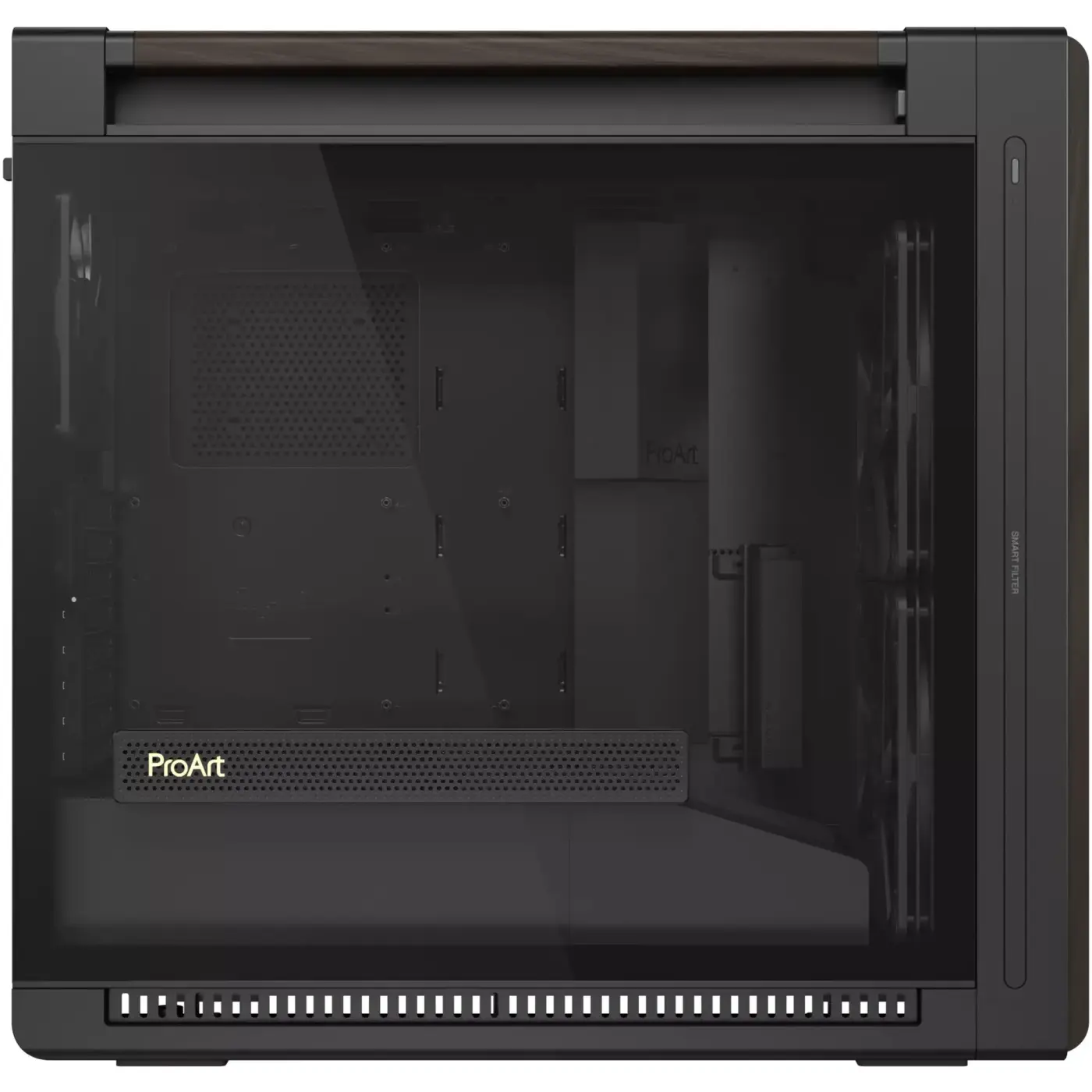 Купити Корпус ASUS ProArt PA602 Wood Edition - Tempered Glass Panel Modern Black (90DC00J0-B09030) - фото 8