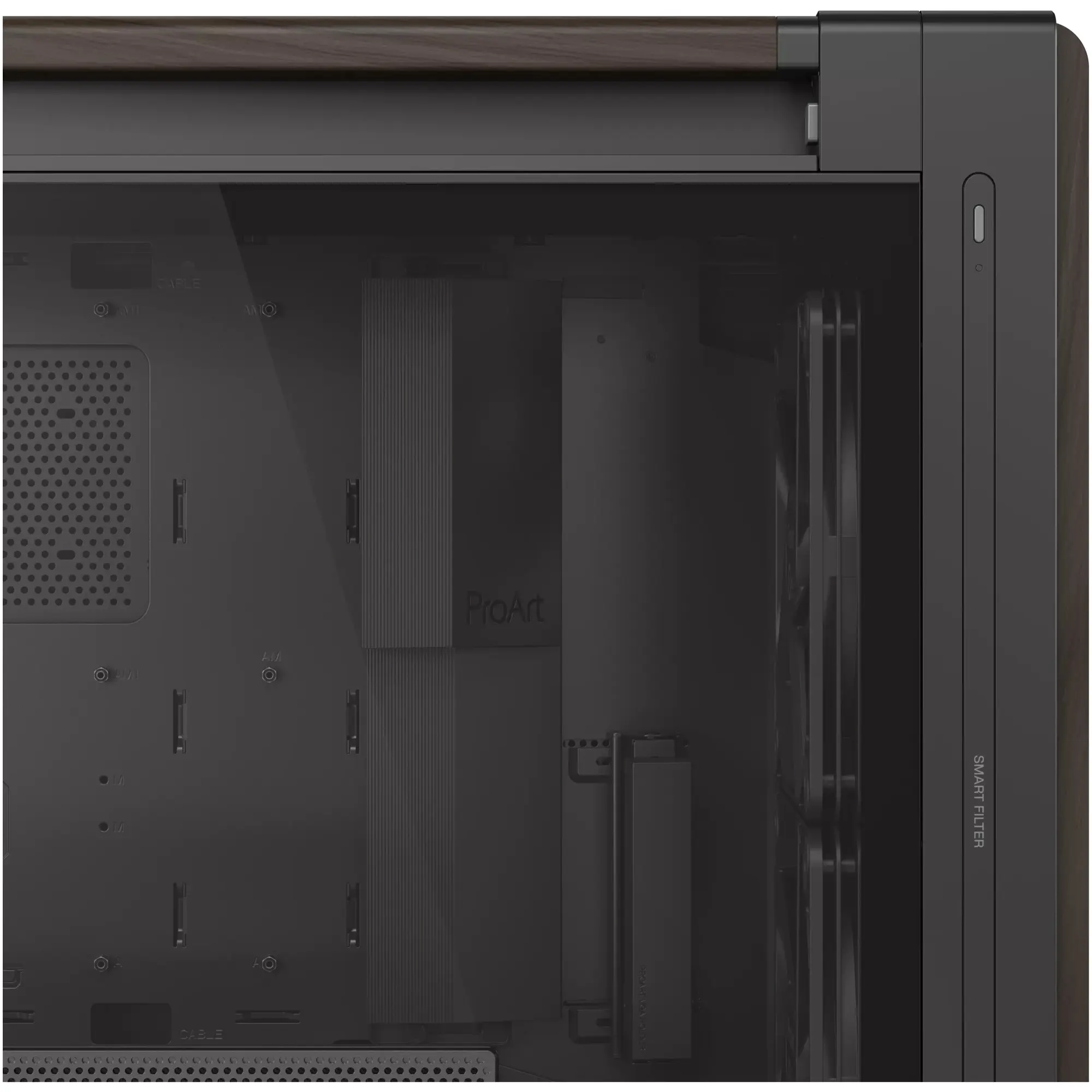 Купити Корпус ASUS ProArt PA602 Wood Edition - Tempered Glass Panel Modern Black (90DC00J0-B09030) - фото 13