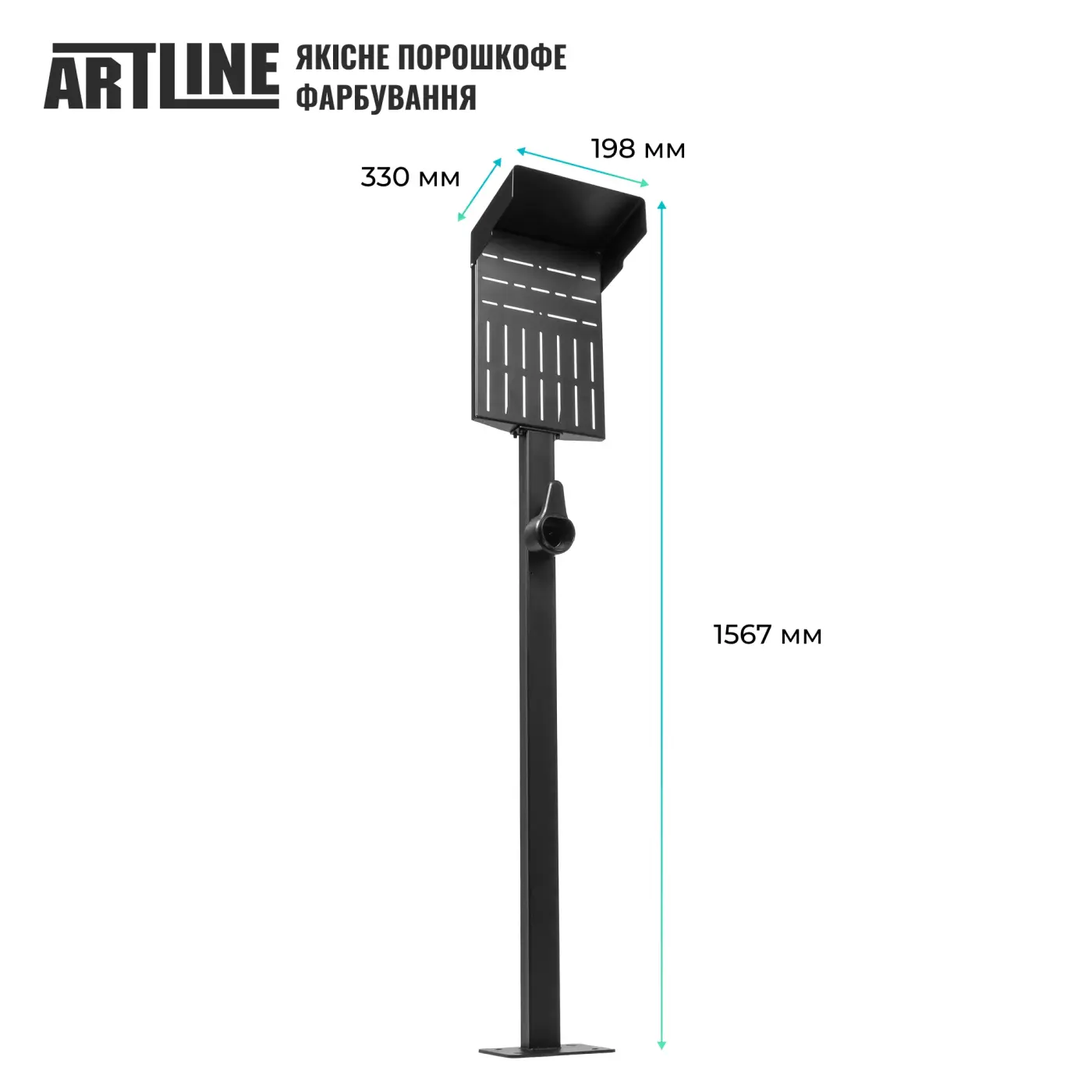 Купити Універсальна стійка ARTLINE з тримачем для автомобільного зарядного пристрою Bulk Black (ARTLINE_CAR_CHR_HOLDER) - фото 3