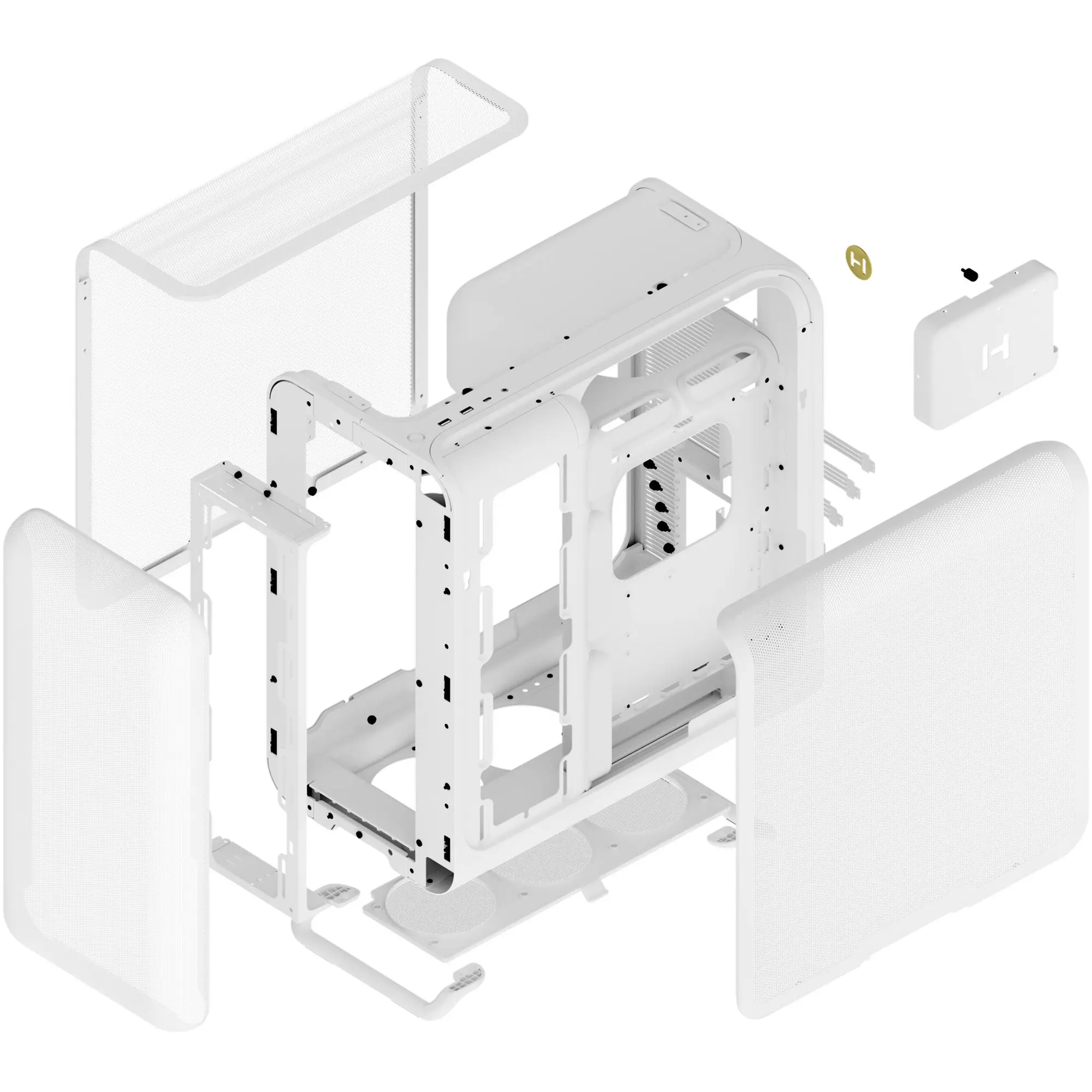 Купити Корпус HYTE X50 Air Snow White (CS-HYTE-X50A-WW) - фото 9