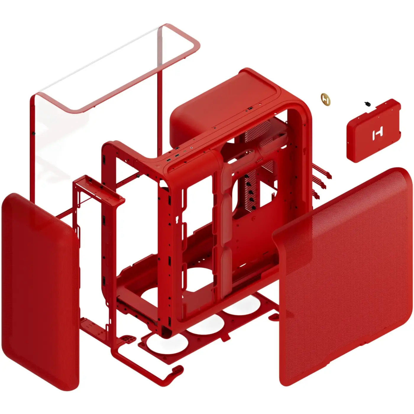 Купить Корпус HYTE X50 Red (CS-HYTE-X50G-RR) - фото 9