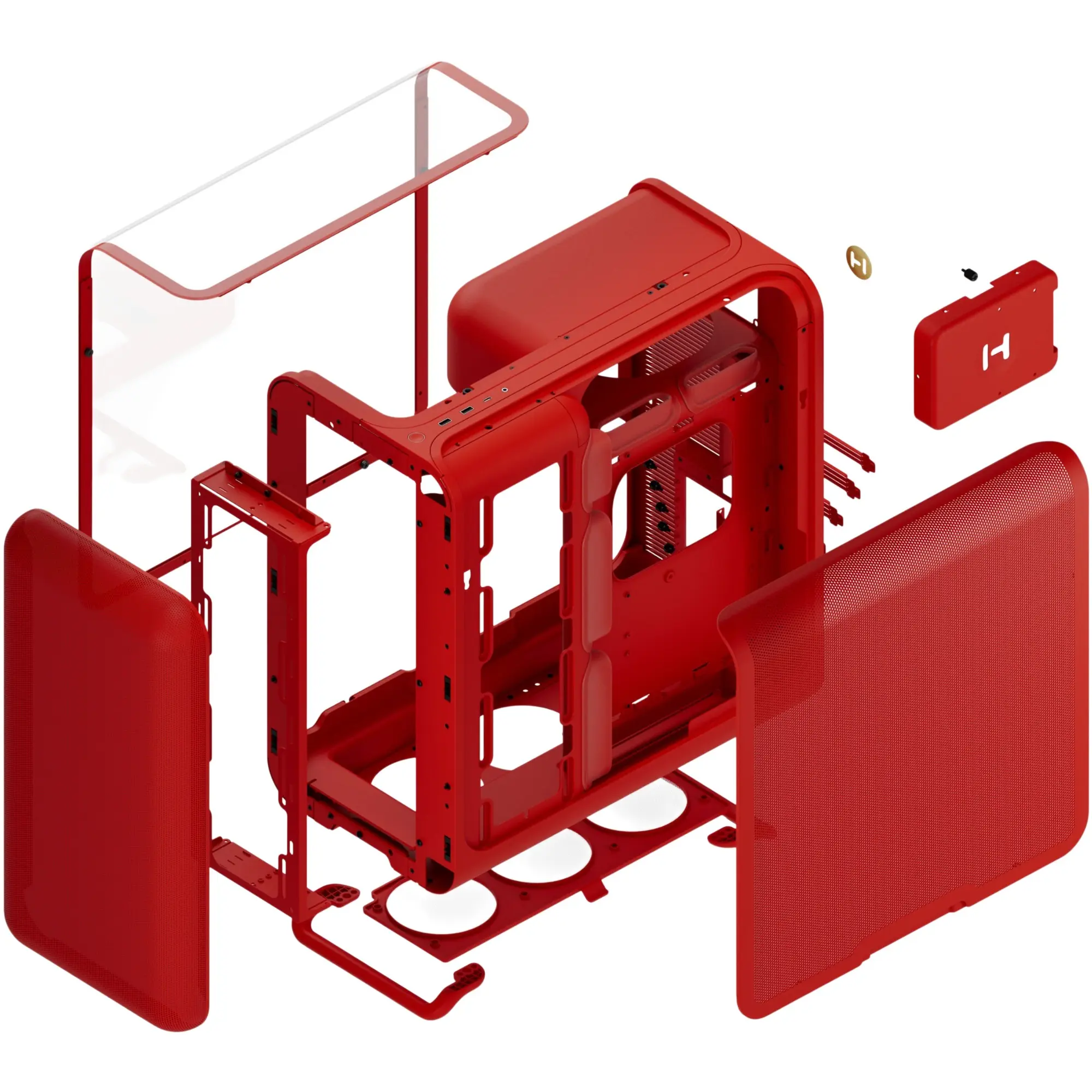 Купить Корпус HYTE X50 Red (CS-HYTE-X50G-RR) - фото 9