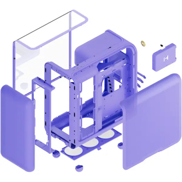 Купить Корпус HYTE X50 Taro Milk (CS-HYTE-X50G-TM) - фото 8