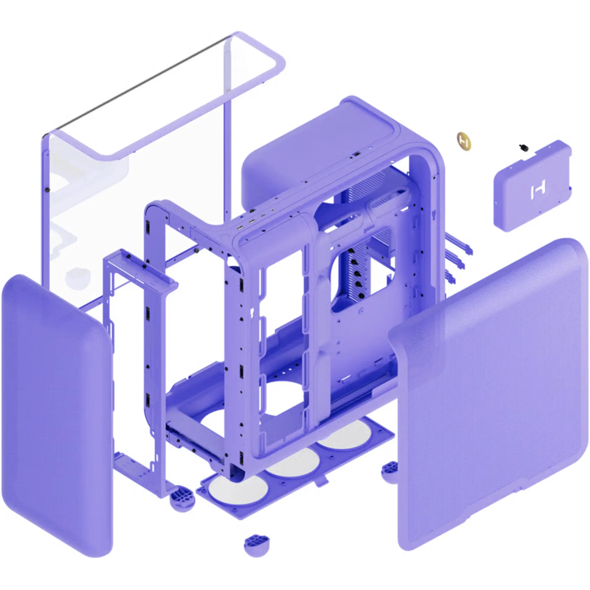 Купить Корпус HYTE X50 Taro Milk (CS-HYTE-X50G-TM) - фото 8