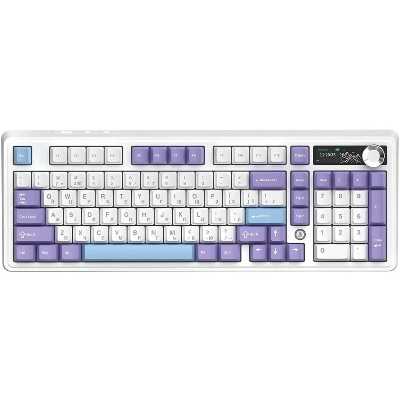 Купить Клавиатура Ajazz AK980 V2 Gift Switch V2 Purple White Blue (AK980-V2-G-PWB) - фото 2