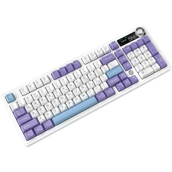 Купить Клавиатура Ajazz AK980 V2 Gift Switch V2 Purple White Blue (AK980-V2-G-PWB) - фото 5