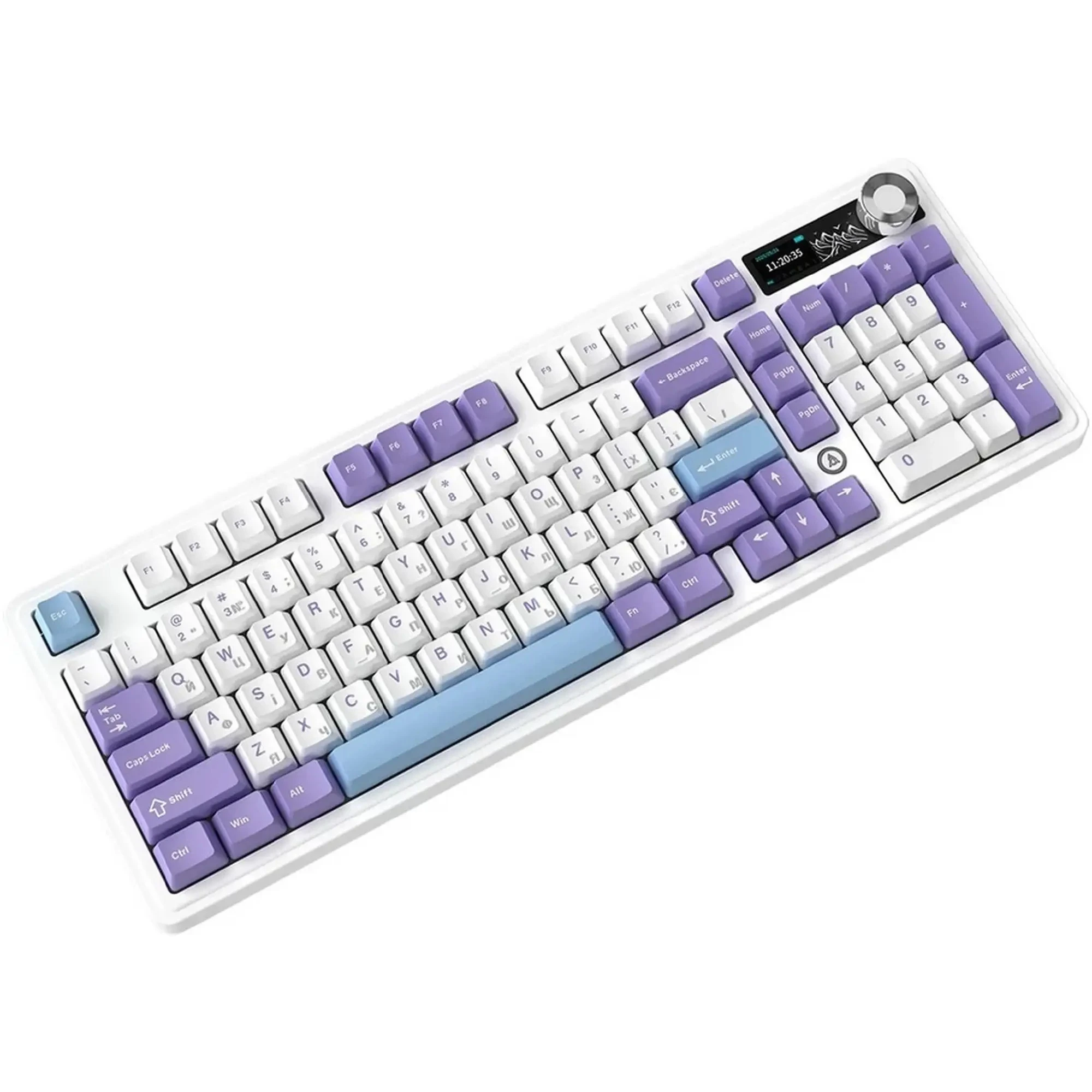 Купить Клавиатура Ajazz AK980 V2 Gift Switch V2 Purple White Blue (AK980-V2-G-PWB) - фото 5