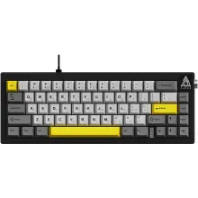 Купити Клавіатура Ajazz AK650 Moon Yellow switches Gray White Yellow (AK650-MY-GWY) - фото 1