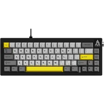 Купити Клавіатура Ajazz AK650 Moon Yellow switches Gray White Yellow (AK650-MY-GWY) - фото 1