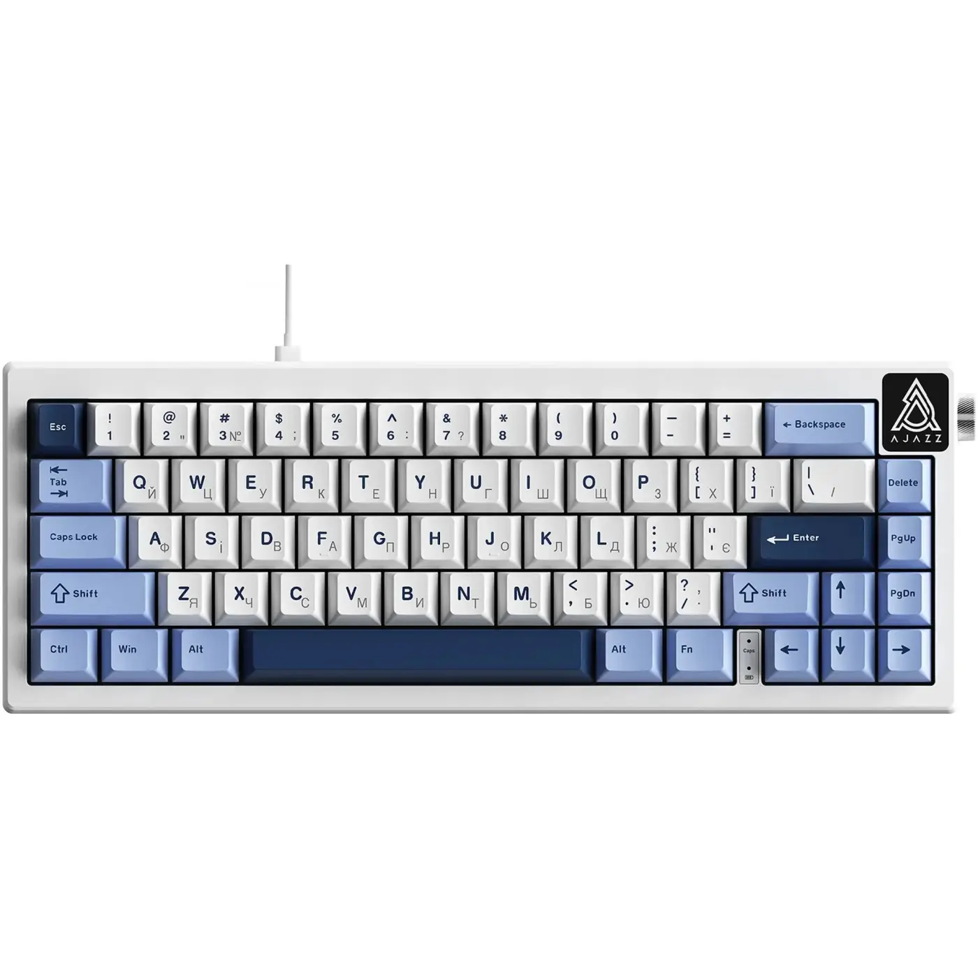 Купить Клавиатура Ajazz AK650 Sea Salt switches Blue White Blue (AK650-SS-BWB) - фото 1
