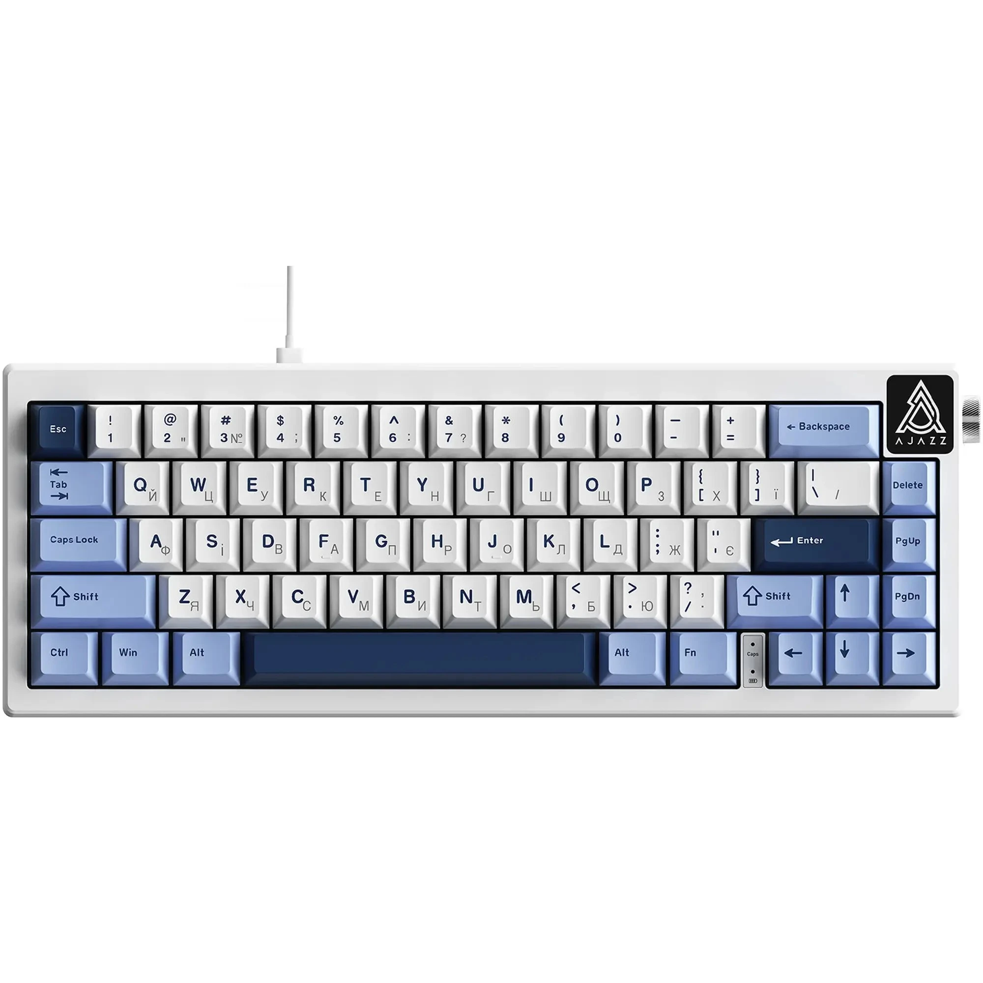 Купить Клавиатура Ajazz AK650 Sea Salt switches Blue White Blue (AK650-SS-BWB) - фото 1