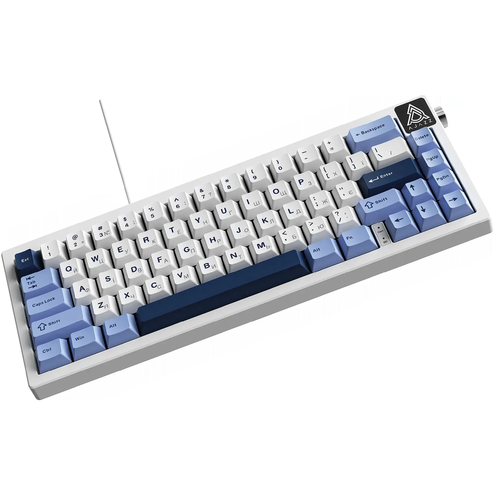 Купить Клавиатура Ajazz AK650 Sea Salt switches Blue White Blue (AK650-SS-BWB) - фото 5
