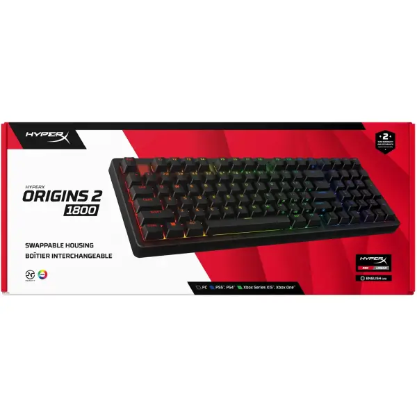 Купити Клавіатура HyperX Origins 2 1800 HX Red USB UA Black (B4QS4AA) - фото 6